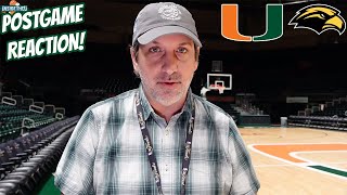 Instant Reaction to Miami Basketball Win Over Southern Miss Improving to 8-2