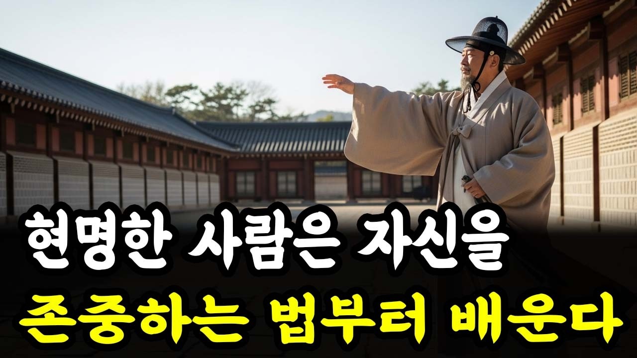 현명한 사람은 자신을 존중하는 법부터 배운다 | 인생 철학 | 고인의 가르침