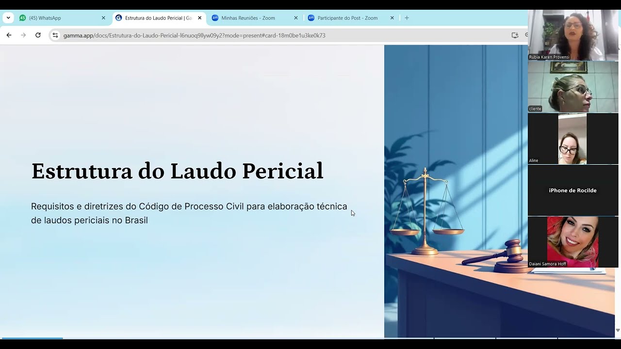 Aula dia 07/01 - estrutura do laudo conforme o CPC