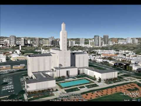 LDS Temples in Google Earth