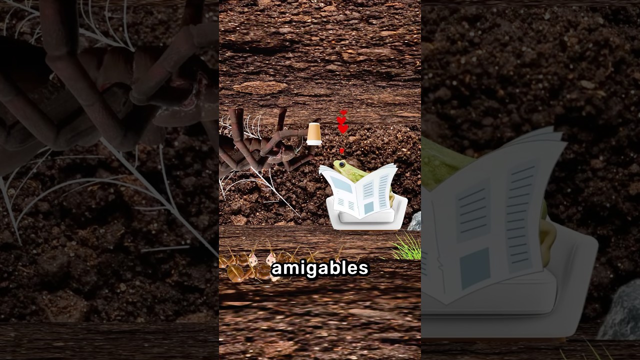 Las Ranas Y Tarántulas Son Amigas? 😨