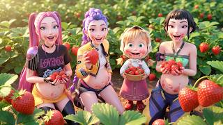 Kpop Music Demon Hunters Songs: STARTED AS FRIENDS (MV) | Pregnant HUNTRIX &amp; MASHA Version 👧🍓
