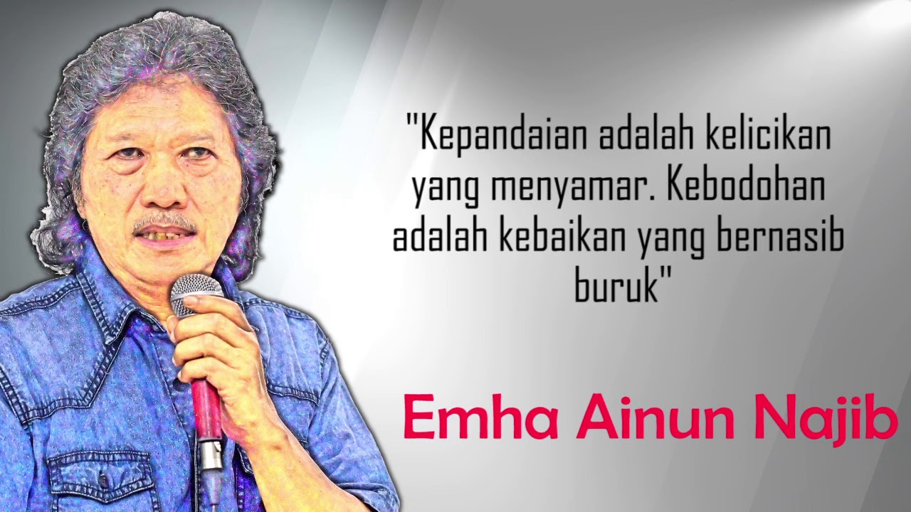 Wisdom Series Episode Emha  Ainun  Najib  YouTube