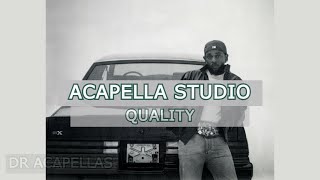Kendrick Lamar - squabble up (Acapella HQ Studio)