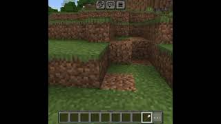 Cara meratakan tanah di Minecraft dengan mudah#minecraft#youtubeshorts
