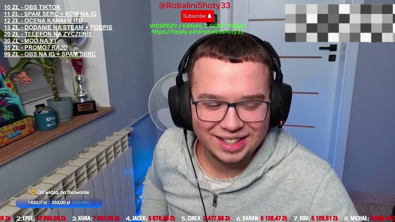 ROBALINI MOCNE TELEFONY Z DNIA 16.02 *LAPTOP, GEJE, PSY* + REAKCJA NA DONATE 1000 ZŁ