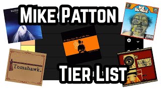 Ranking Mike Patton Albums And Bands tier List Mr Bungle Faith No More Fantomas Dead Cross