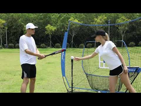 Jogenmax 7x7 DLX Practice Net Deluxe Tee Ball Caddy 3 Training for sale online 