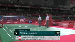 Final Badminton Ganda Putri Olimpiade Tokyo
