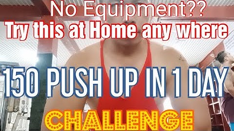 150 PUSH UP Challenge|EXERCISE the Way for the BEST BODY