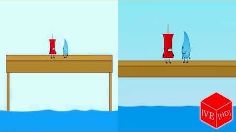 BFDI Episode 1 - Alternate Ending Version Comparison