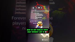 How to get Roblox voice chat without ID Worked 2025 #roblox #robloxcdid #robloxedit #robloxindonesia