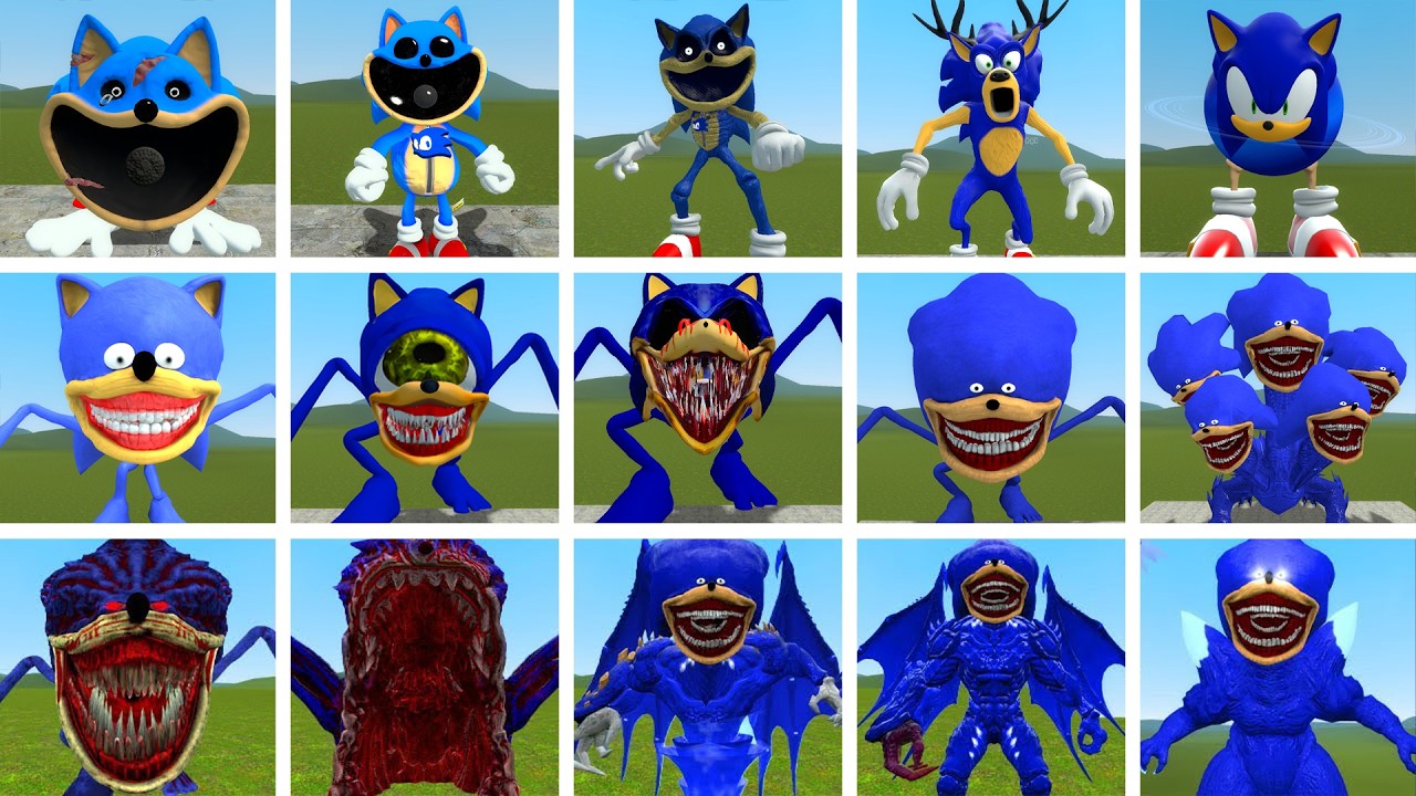 I FOUND ALL NEW SHIN SONIC TAPES FAMILY EPIC BATTLE in Garry's Mod