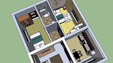 Interior walkthrough made by BIM batch student