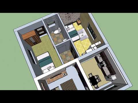 Interior walkthrough made by BIM batch student