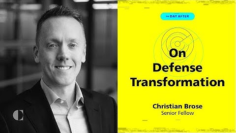 How to Transform U.S. Defense Strategy to Deter China | The Day After