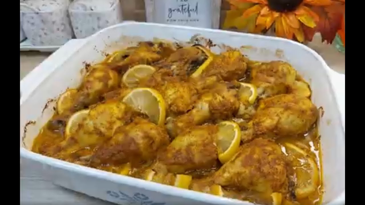 ران مرغ خوشمزه وبینظیر،با طعمی متفاوت در فر با آشپزخانه فریبا Chicken Drumsticks In Oven