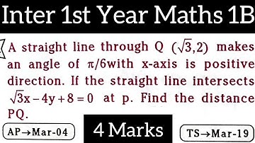straight lines in telugu@maths naresh eclass