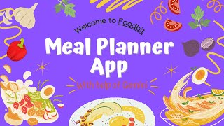Foodbit - Meal Planner App #buildwithgemini screenshot 4