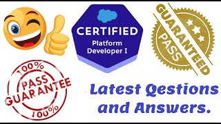 Part#2: (CRT-450) Salesforce Certified Platform Developer I (PD1):  Questions and Answers
