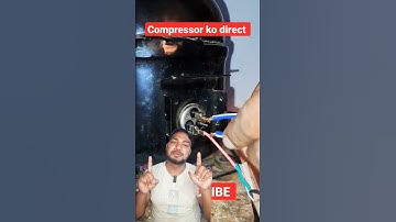 Fridge ke compressor ko direct kaise check kare!#shorts!!