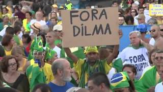 Crowds gather across Brazil for Rousseff impeachment vote BBC News Crowds gather across Brazil for Rousseff impeachment vote BBC News