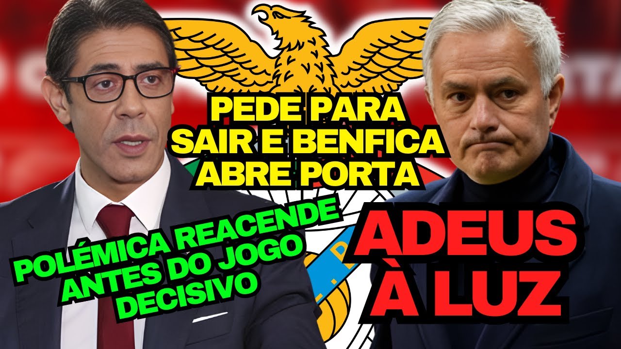 🔴 MOURINHO QUERIA, MAS DIREÇÃO BLOQUEOU E RUI COSTA PROCURA SOLUÇÃO URGENTE! NOTÍCIAS DO BENFICA