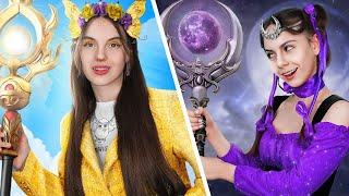 Девушка Ночь Vs Девушка День || Серебряная Vs Золотая Русалка