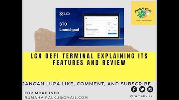 LCX DEFI TERMINAL EXPLAINING its features and REVIEW