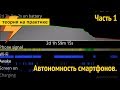 Автономность смартфонов Ч1: Проблема Бенчмарков (ARGUMENT600)