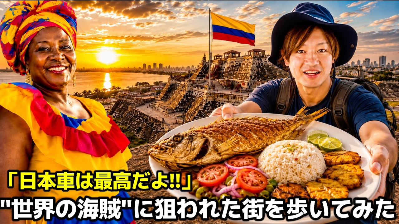 🇨🇴世界の海賊が欲しがった街で5日間。観光地の裏側まで歩いてみた｜中南米15カ国旅 #26