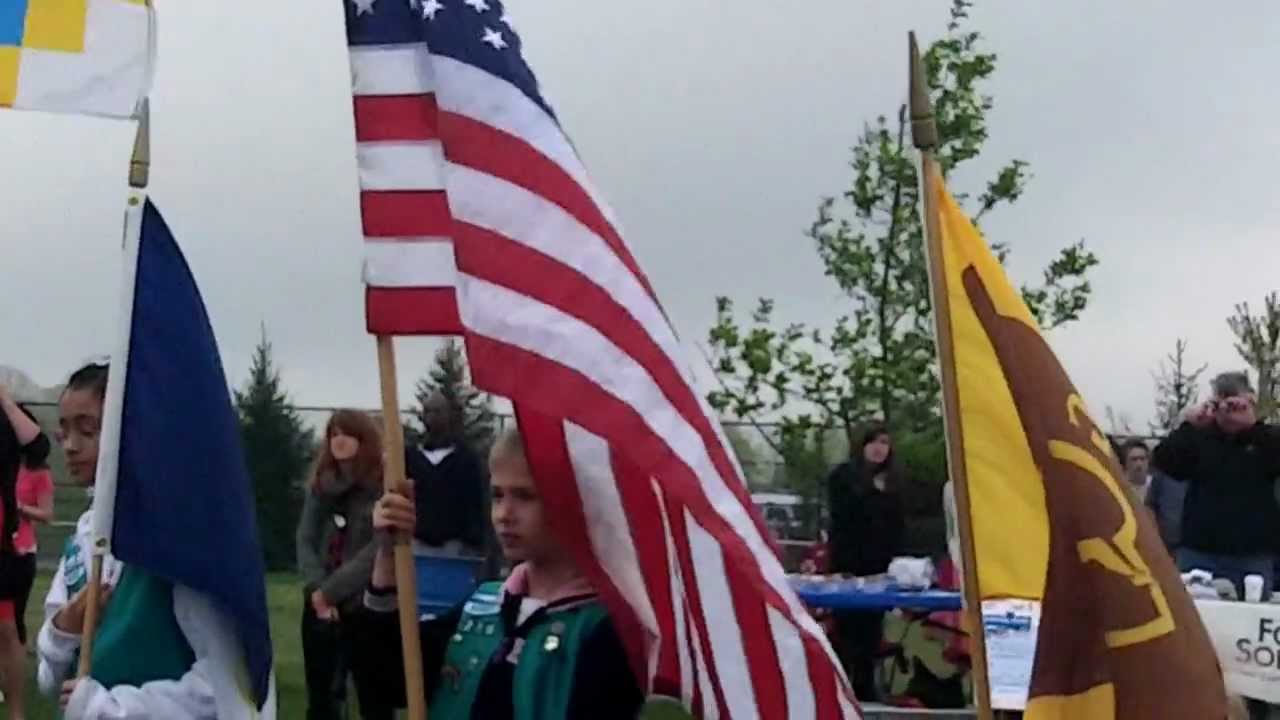 Mt. Olive, NJ 5K Fun Run Color Guard YouTube