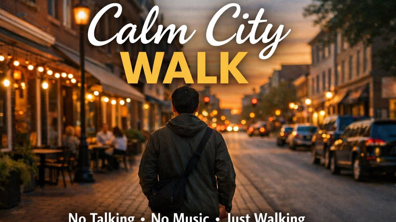 Calm City Walk | Real Life POV (No Talking, Natural Sound)