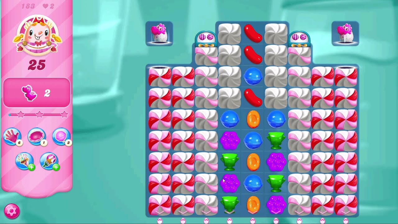 Candy Crush Saga LEVEL 183 | NO BOOSTERS (new version*)✔️ - YouTube