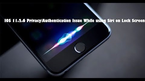 IOS 11.4 Siri Auth Bypass | CVE-2018-4238