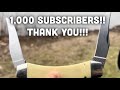 THANK YOU!! 1,000 subscribers! Case XX Texas Lockhorn project!