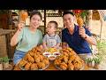 KFC-Style Chicken Thighs with My Husband and Kids – Cooking and Selling at the Market