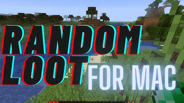 How To Get Minecraft Random Loot Generator on MAC!