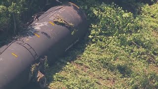 Train derailment near Toray plant in Spartanburg County