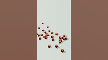 Barrel Wooden Explosion - Voxel Block Collapse Animation