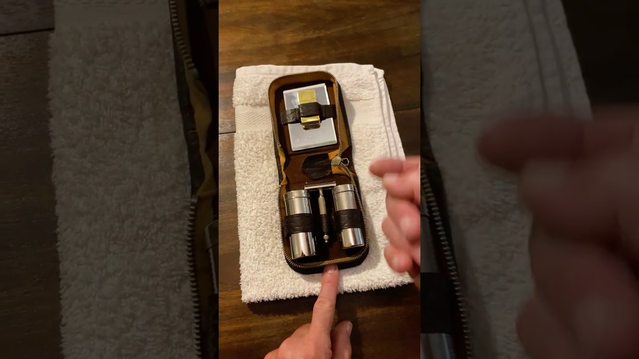 Old-School Shave with a Vintage Razor Kit 🔥