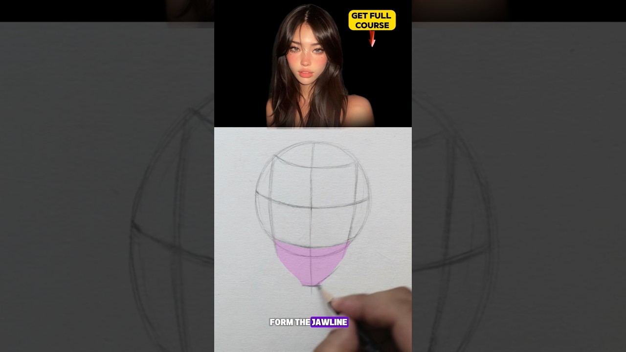 Draw Any Face With This Simple Loomis Trick