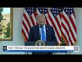President Trump Participates in a Rose Garden Dinner
