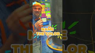 Blippi Tries Different Chalk Doodles 🎨 #Blippi #Doodles #Shorts