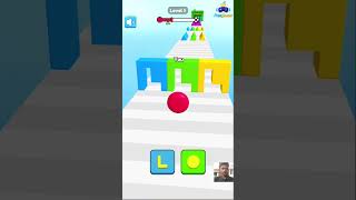 Shape Match Run Challenge 😱 Can You Reach The Finish leve-5 #shorts #games #running #usa #viralvideo