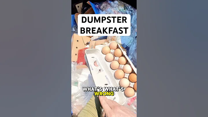 Shopping at the back of the store #dumpsterdiving