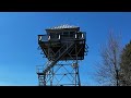 AT Rich Mountain Fire Tower March 2024 Hot Spring North Carolina