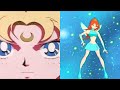 Sailor Moon English Opening Vs Winx Club Fanmade