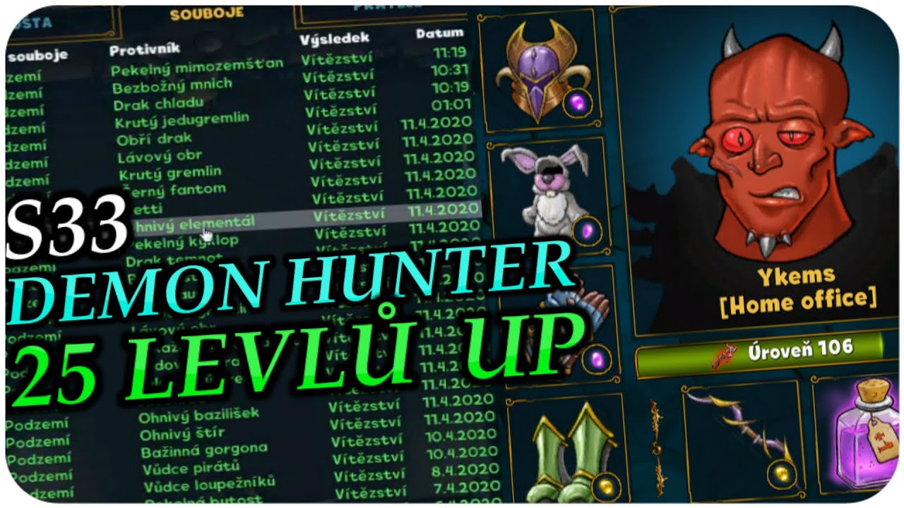 25 LEVLŮ UP ZA 1 DEN, DEMON HUNTER IS BROKEN !!! [SFGAME] #24