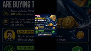 Bitcoin Whales Keep Buying as ETFs Lose $111 Million#Bitcoin #BTC #Ethereum #ETH #CryptoNews